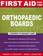 First Aid for the Orthopaedic Boards