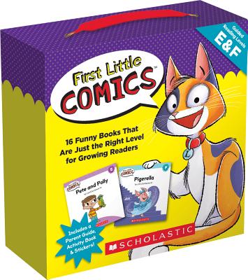 First Little Comics: Levels E & F (Parent Pack): 16 Funny Books That Are Just the Right Level for Growing Readers - Charlesworth, Liza