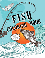 Fish Coloring Book: Over 50 Coloring Designs for All Ages, Ocean Coloring Book