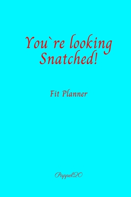 Fit Planner Cover Aqua color 200 pages 6x9 Inches - Pappel20