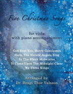 Five Christmas Songs - Viola with Piano accompaniment
