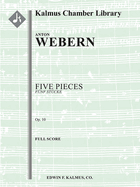 Five Pieces (Fnf Stcke), Op. 10: Score