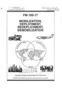 FM 100-17 Mobilization, Deployment, Redeployment, Demobilization