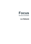 Focus - L'Art de Se Concentrer