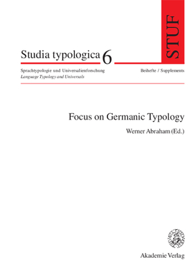 Focus on Germanic Typology - Abraham, Werner (Editor)