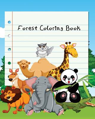 Forest Coloring Book: For Children Ages 4-8 - Phoebe Orange