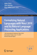Formalizing Natural Languages with Nooj 2019 and Its Natural Language Processing Applications: 13th International Conference, Nooj 2019, Hammamet, Tunisia, June 7-9, 2019, Revised Selected Papers
