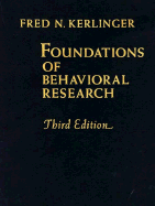 Foundations Behav Research 3/E
