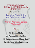 Foundations of Community Pharmacy Practice: Theory to Practice