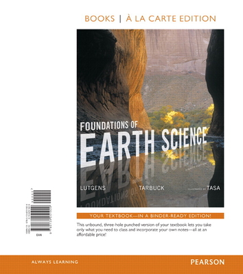 Foundations Of Earth Science, Books A La Carte Edition By Frederick K ...