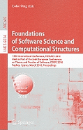 Foundations of Software Science and Computational Structures: 13th International Conference, Fossacs 2010, Held as Part of the Joint European Conferences on Theory and Practice of Software, Etaps 2010, Paphos, Cyprus, March 20-28, 2010, Proceedings