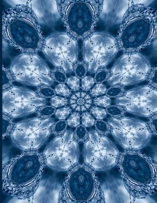 Fractal Photo Art Notebook: Splash of Water 9: A fractal image notebook made from a photo of a clear blue splash of water, and filled with college ruled paper. - Blaircrafts