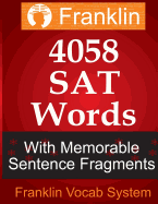 Franklin 4058 SAT Words with Memorable Sentence Fragments