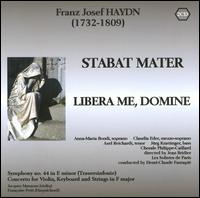 Franz Josef Haydn: Stabat Mater; Libera Me, Domine - Anna Maria Bondi (soprano); Arlette Heudron (organ); Axel Reichardt (tenor); Claudia Eder (mezzo-soprano);...
