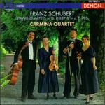 Franz Schubert: String Quartet D. 887; String Quartet D. 703 - Carmina Quartet; Matthias Enderle (violin); Stephan Goerner (cello); Susanne Frank (violin); Wendy Champney (viola); Takashi Baba (conductor)