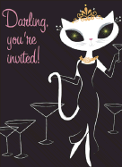 French Kitty Breakfast at Tiffany's Party Invitations: An Abrams Notefolio - Mighty Fine