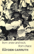 From Snow and Rock, from Chaos: Poems, 1965-1972