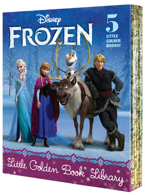 Frozen Little Golden Book Library (Disney Frozen): Frozen; A New Reindeer Friend; Olaf's Perfect Day; The Best Birthday Ever; Olaf Waits for Spring - 
