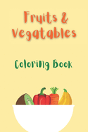 Fruit & Vegetable Coloring Book