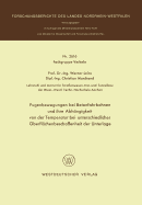 Fugenbewegungen Bei Betonfahrbahnen Und Ihre Abhngigkeit Von Der Temperatur Bei Unterschiedlicher Oberflchenbeschaffenheit Der Unterlage