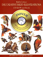 Full-Color Decorative Bird Illustrations CD-ROM and Book