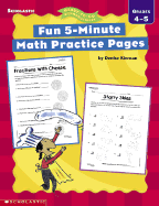 Fun 5-Minute Math Practice Pages: Grades 4-5 - 
