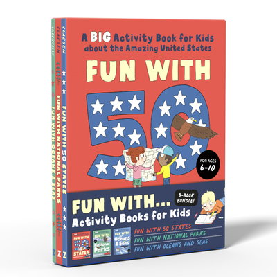 Fun Activity Books for Kids Box Set: 3 Activity Books to Learn about 50 Us States, National Parks, and Oceans and Seas (Perfect Gift for Kids Ages 6-10) - Claesen, Nicole, and Greenhalgh, Emily