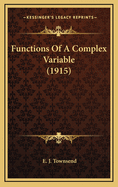 Functions of a Complex Variable (1915)