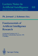 Fundamentals of Artificial Intelligence Research: International Workshop Fair '91, Smolenice, Czechoslovakia, September 8-13, 1991. Proceedings