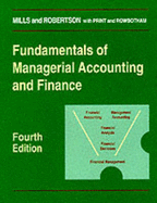 Fundamentals of managerial accounting and finance