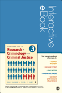 Fundamentals of Research in Criminology and Criminal Justice, Interactive eBook