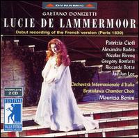 Gaetano Donizetti: Lucie de Lammermoor - Gregory Bonfatti (vocals); Jae-Jun Lee (vocals); Nicolas Rivenq (vocals); Patrizia Ciofi (vocals); Riccardo Botta (vocals);...