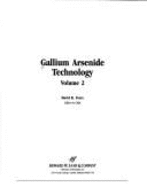 Gallium Arsenide Technology - Ferry, David K, Professor