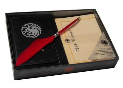 Game of Thrones: House Targaryen: Desktop Stationery Set (with Pen) - Insight Editions