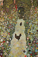 Garden Path with Chickens Journal: Blank Notebook Diary Memoir