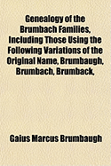 Genealogy of the Brumbach Families, Including Those Using the Following Variations of the Original Name, Brumbaugh, Brumbach, Brumback, Brombaugh, Brownback, and Many Other Connected Families; Volume 2