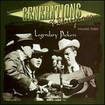 Generations of Bluegrass, Vol. 3: Legendary Pickers - Various Artists