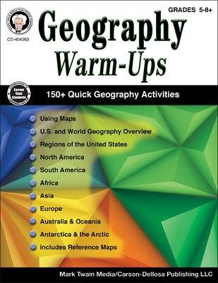 Geography Warm-Ups, Grades 5-8 - Barden, and Silvano