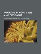 Georgia School Laws and Decisions