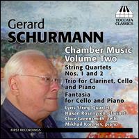 Gerard Schurmann: Chamber Music, Vol. 2 - Clive Greensmith (cello); Hkan Rosengren (clarinet); Mikhail Korzhev (piano); The Lyris Quartet
