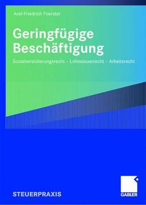 Geringfugige Beschaftigung: Sozialversicherungsrecht - Lohnsteuerrecht - Arbeitsrecht - Foerster, Axel-Friedrich