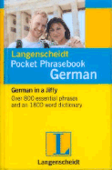 German Langenscheidt Pocket Phrase Book - Langenscheidt Publishers (Creator)
