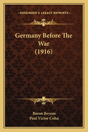 Germany Before the War (1916)