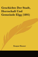 Geschichte Der Stadt, Herrschaft Und Gemeinde Elgg (1895)