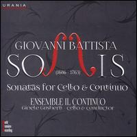 Giovanni Battista Somis: Sonatas for Cello & Continuo - Claudio Frigerio (cello); Ensemble Il Continuo; Gioele Gusberti (cello); Gioele Gusberti (conductor)