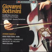 Giovanni Bottesini: Double bass concertos; Gran Duo Concertante; Tchaikovsky: Rococo Variations - Keng Yuen Tseng (violin); Ovidiu Badila (double bass); I Pomeriggi Musicali; Marco Zuccarini (conductor)