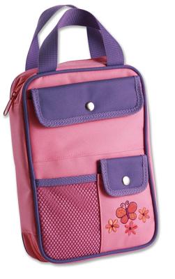 Girls Organizer Cover Pink Butterfly Medium - Zondervan