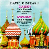 Glaszunov, Kabalevsky: Violin Concertos - David Oistrakh (violin); Russian State Symphony Orchestra