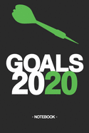 Goals 2020: Notebook - Success - Targets - gift - squared - 6 x 9 inch - 2020