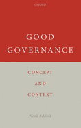 Good Governance: Concept and Context